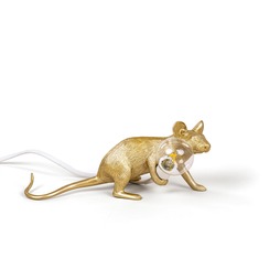 MOUSE LAMP GOLD  - lop 