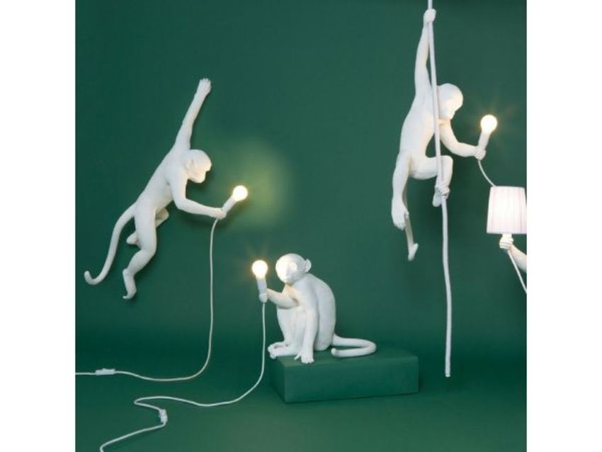 MONKEY LAMP - a parete 